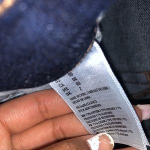 Denim shirt jeans, American eagle, Next level stretch.